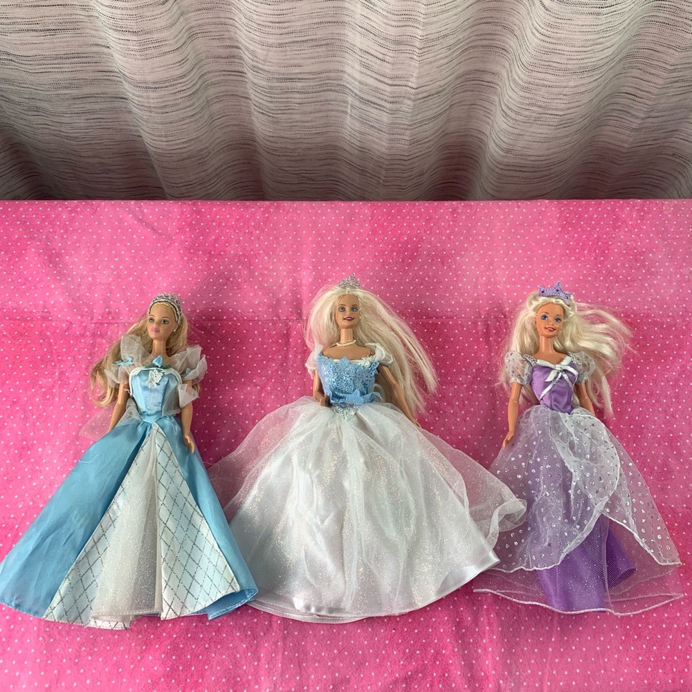 Barbie Princess Doll Trio.